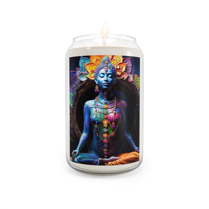 Cosmic Meditation Blossom - Scented Candle - Home Decor - g(0D·IO) - Vanilla Bean - 13.75oz -