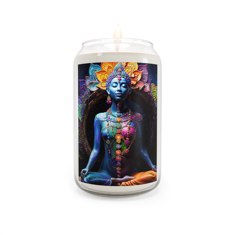 Cosmic Meditation Blossom - Scented Candle - Home Decor - g(0D·IO) - Sea Breeze - 13.75oz -