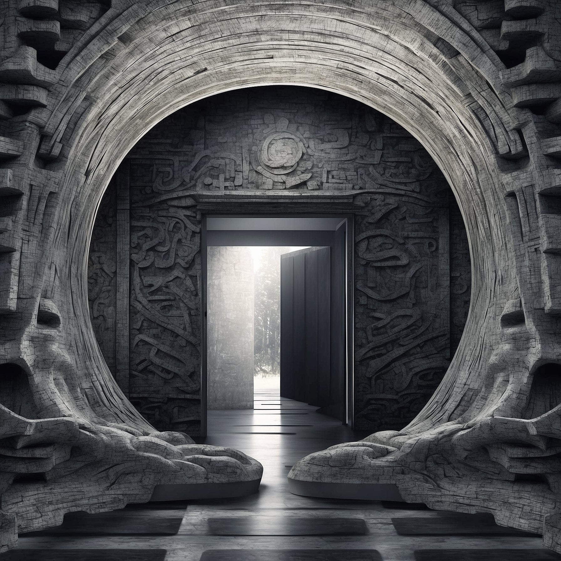 Ancient Gateway Contrast Artwork Collection - g(0D·IO)