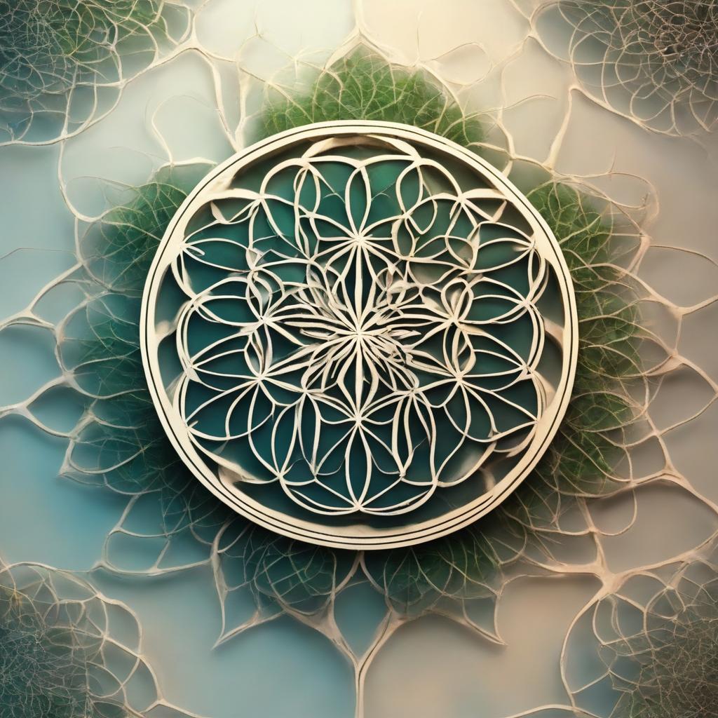 Circular Geometric Pattern Artwork Collection - g(0D·IO)