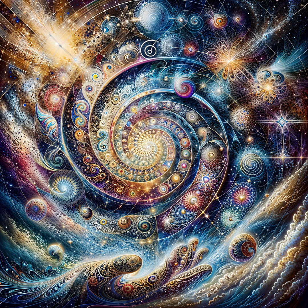 Cosmic Spiral Dreams Artwork Collection - g(0D·IO)