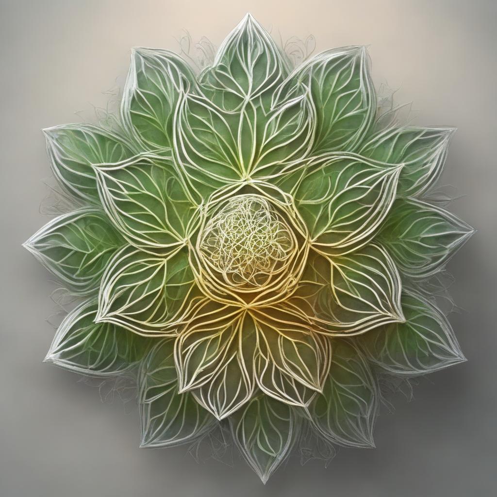 Ethereal Floral Mandala Artwork Collection - g(0D·IO)