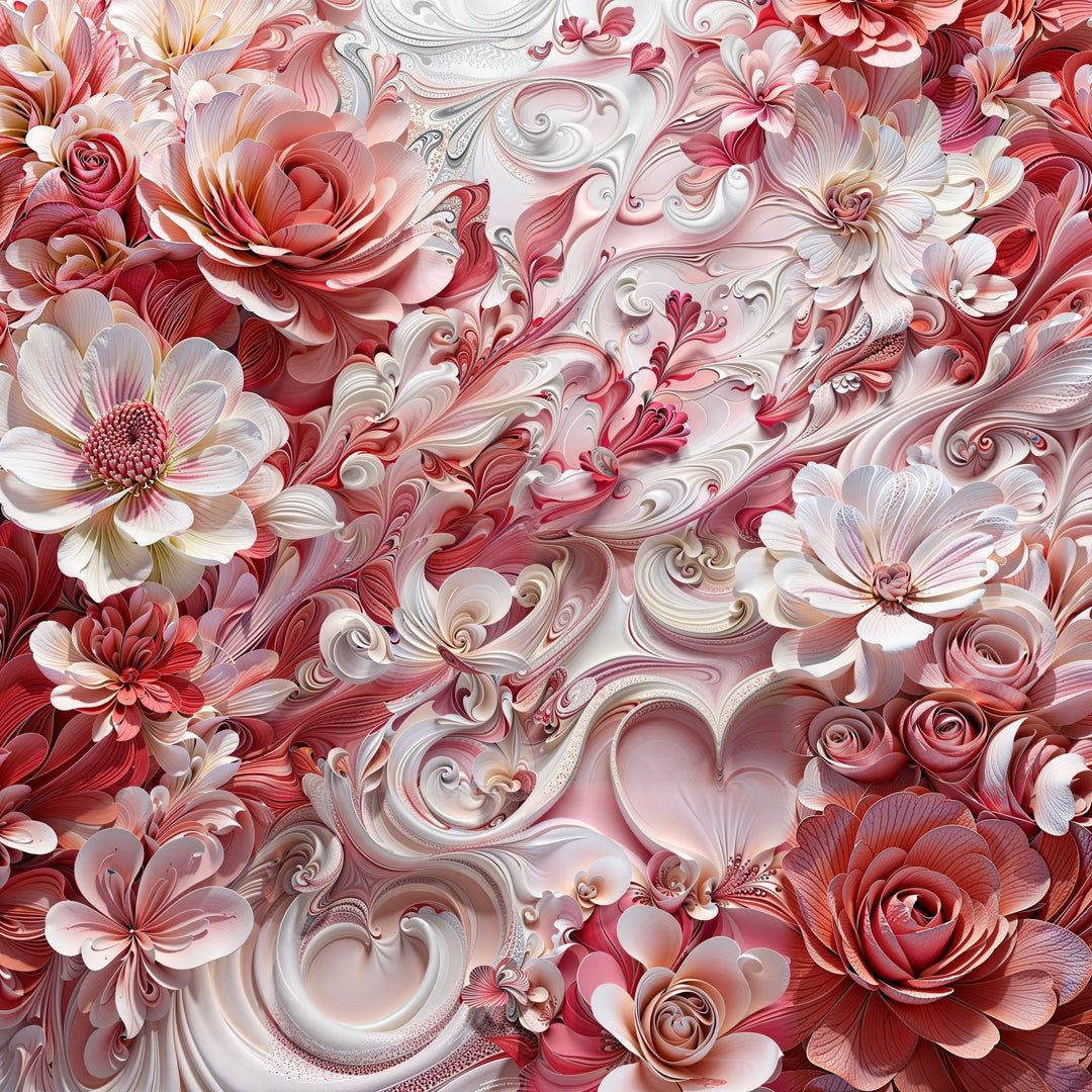 Floral Swirl Abundance Artwork Collection - g(0D·IO)