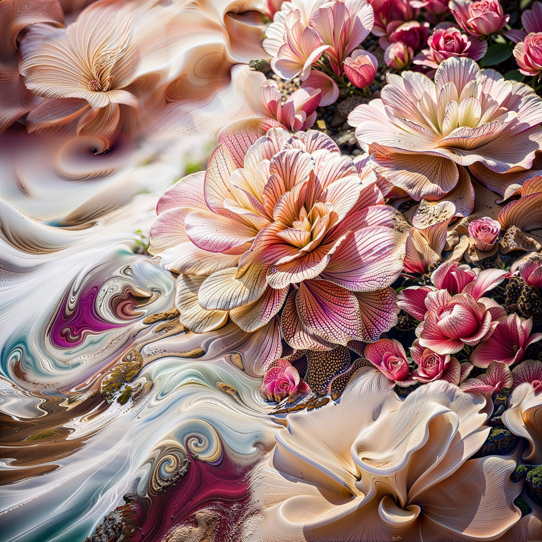 Floral Swirl Essence Artwork Collection - g(0D·IO)