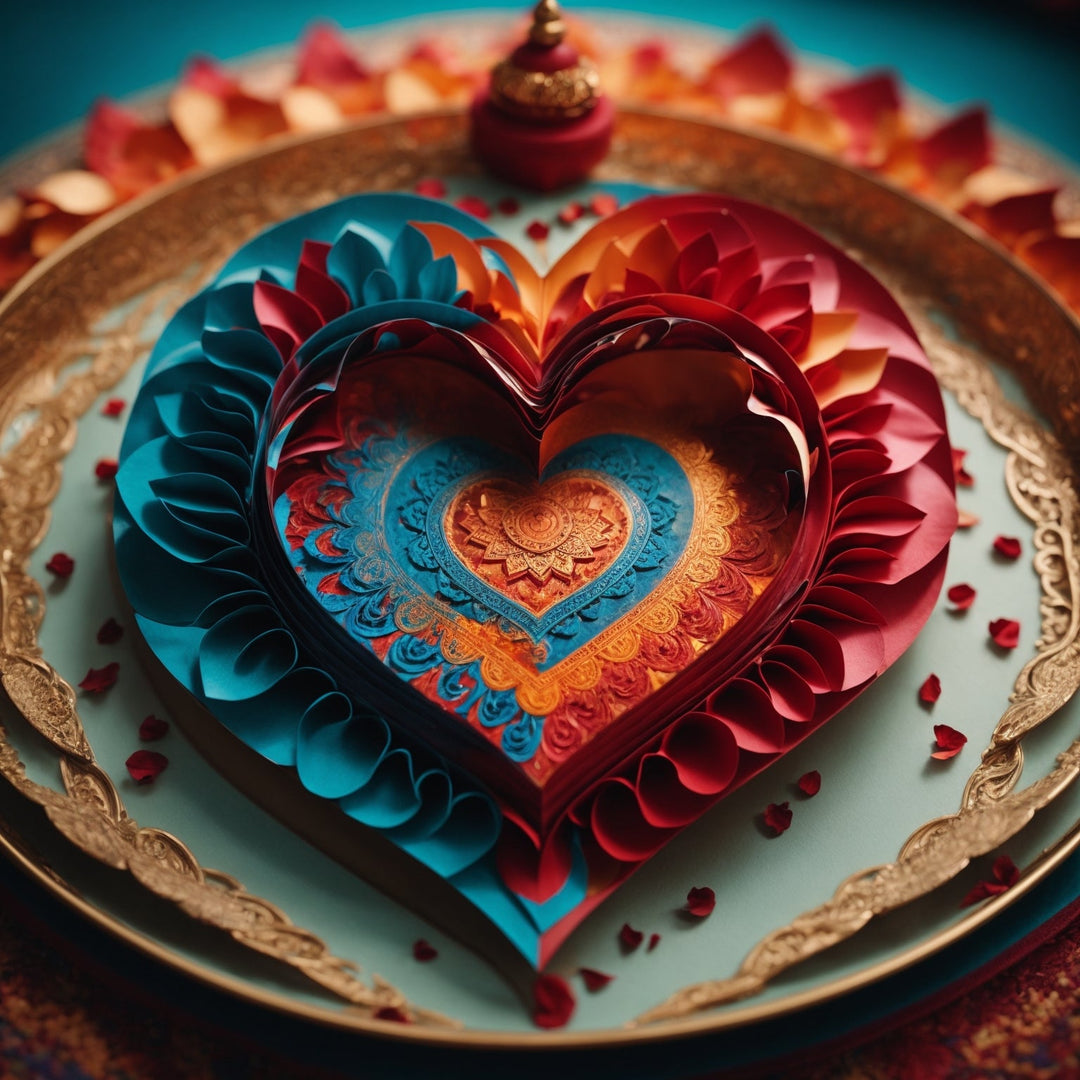 Intricate Layered Heart Artwork Collection - g(0D·IO)