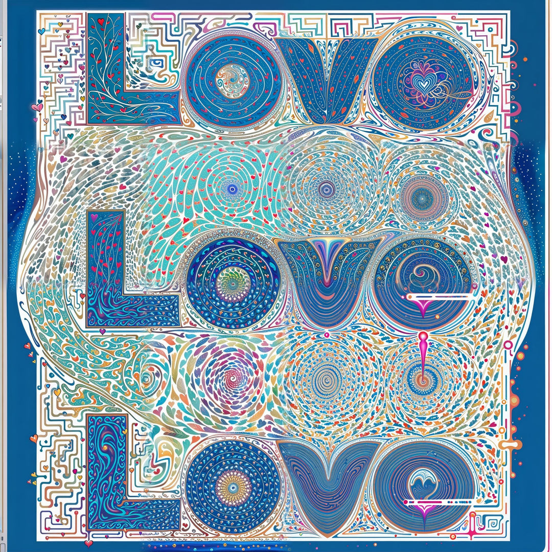 Intricate Love Mandala Artwork Collection - g(0D·IO)