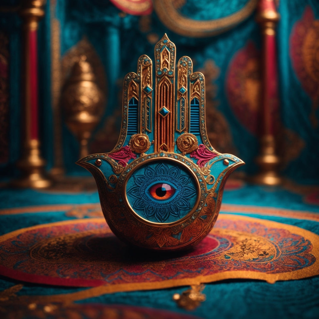 Ornate Hamsa Eye Artwork Collection - g(0D·IO)