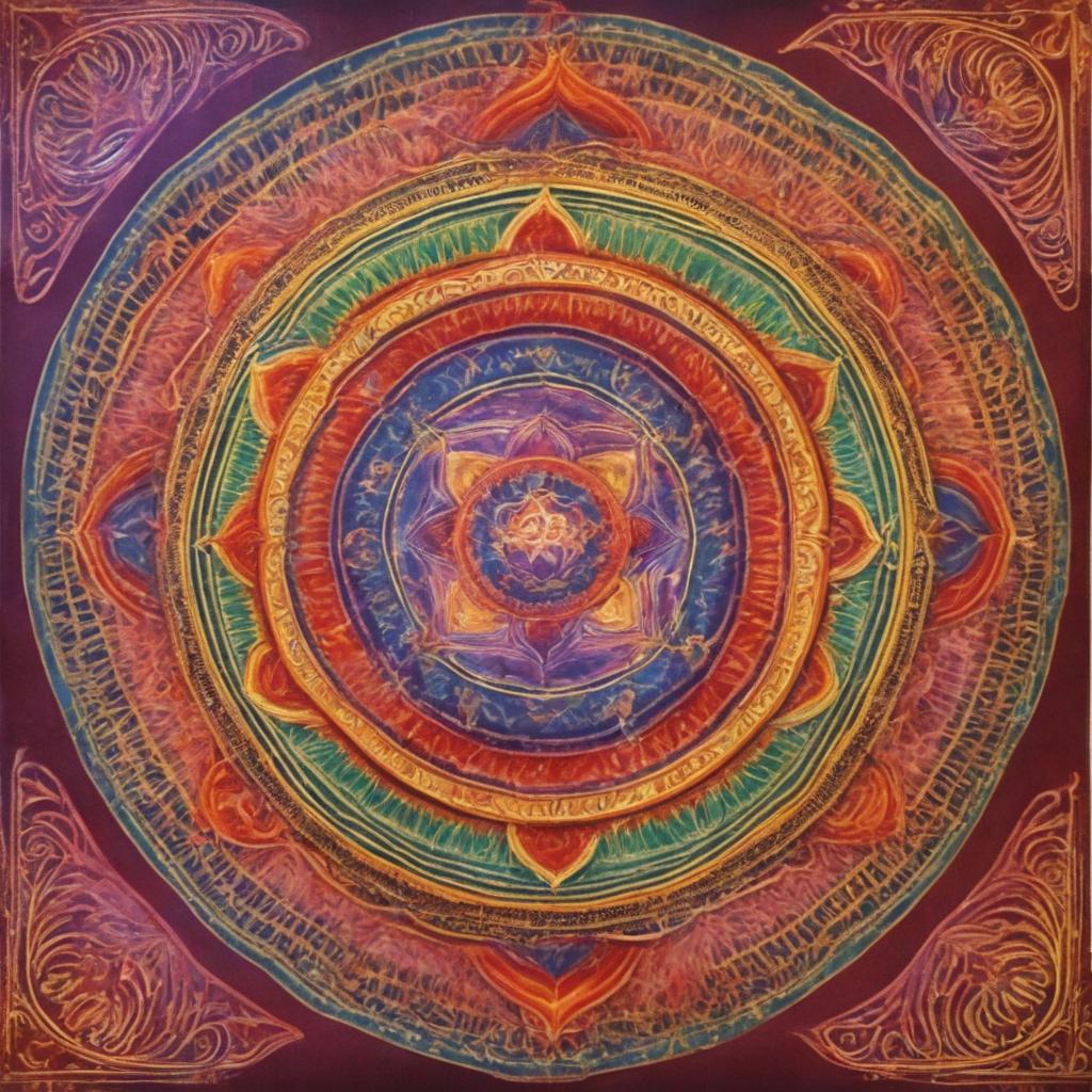 Vibrant Mandala Essence Artwork Collection - g(0D·IO)