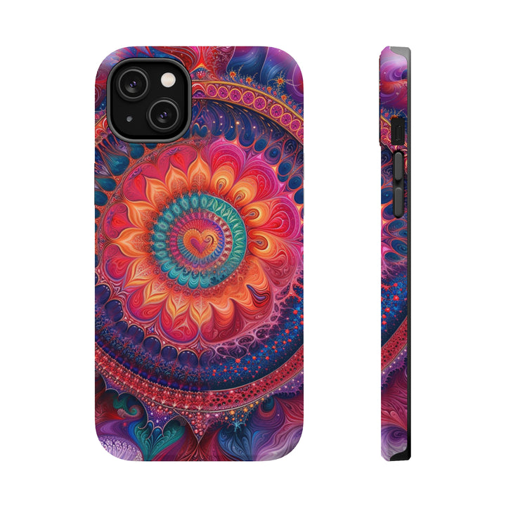 Vibrant Spiral Mandala - MagSafe Tough Case