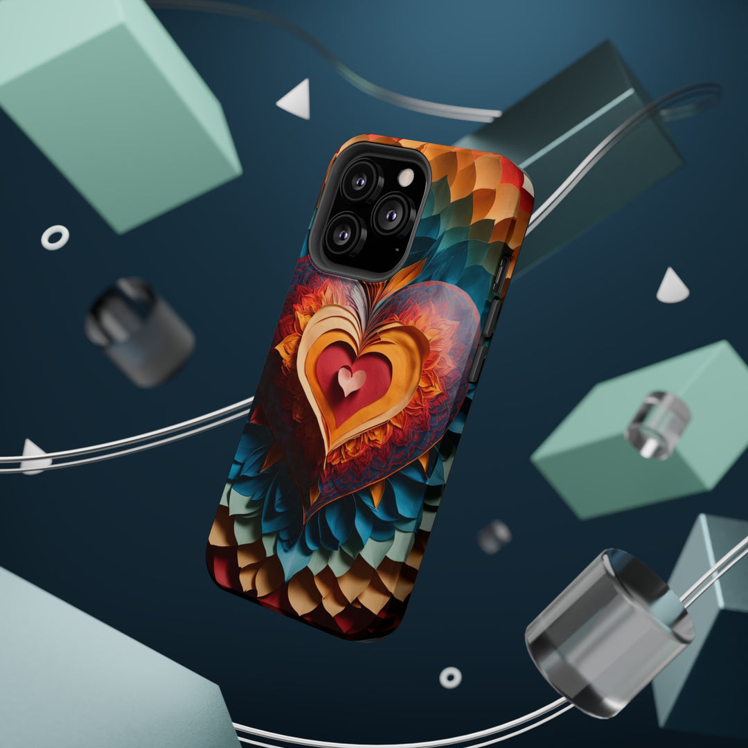 Radiant Heart Bloom - MagSafe Tough Case