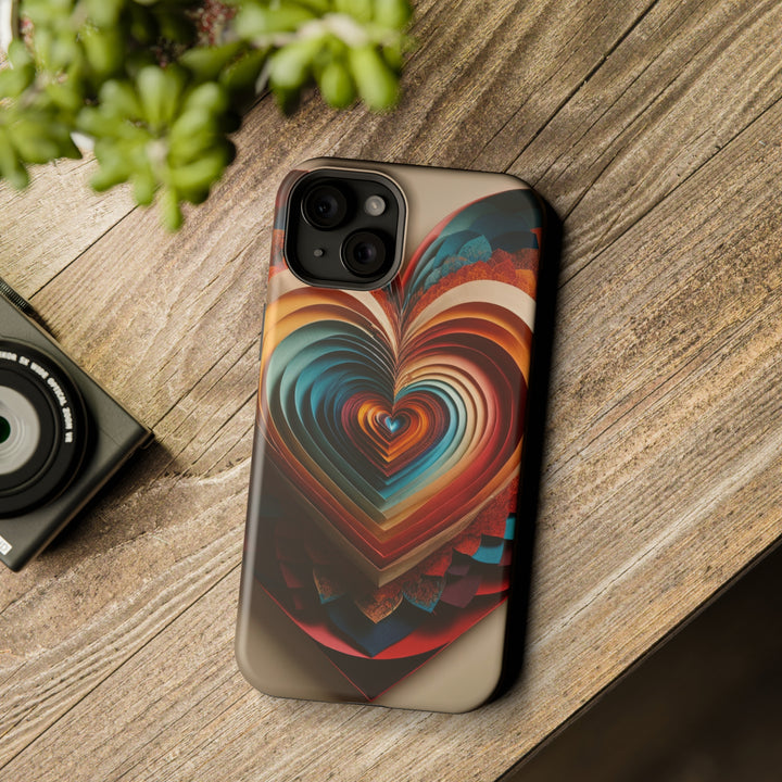 Vibrant Paper Heart - MagSafe Tough Case