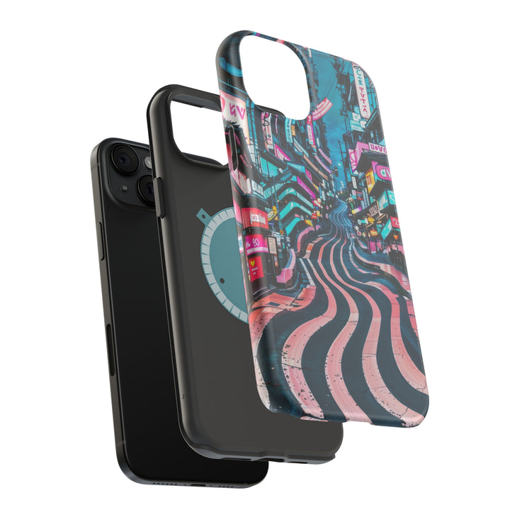 Vibrant Urban Waves - MagSafe Tough Case