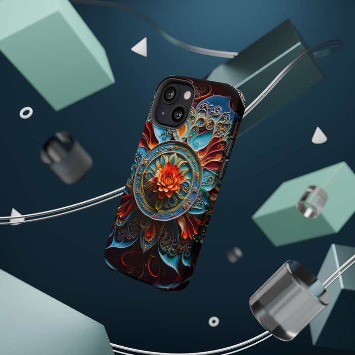 Intricate Floral Mandala - MagSafe Tough Case