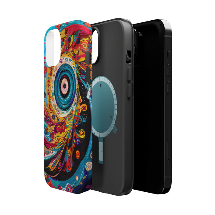 Vibrant Cosmic Swirl - MagSafe Tough Case