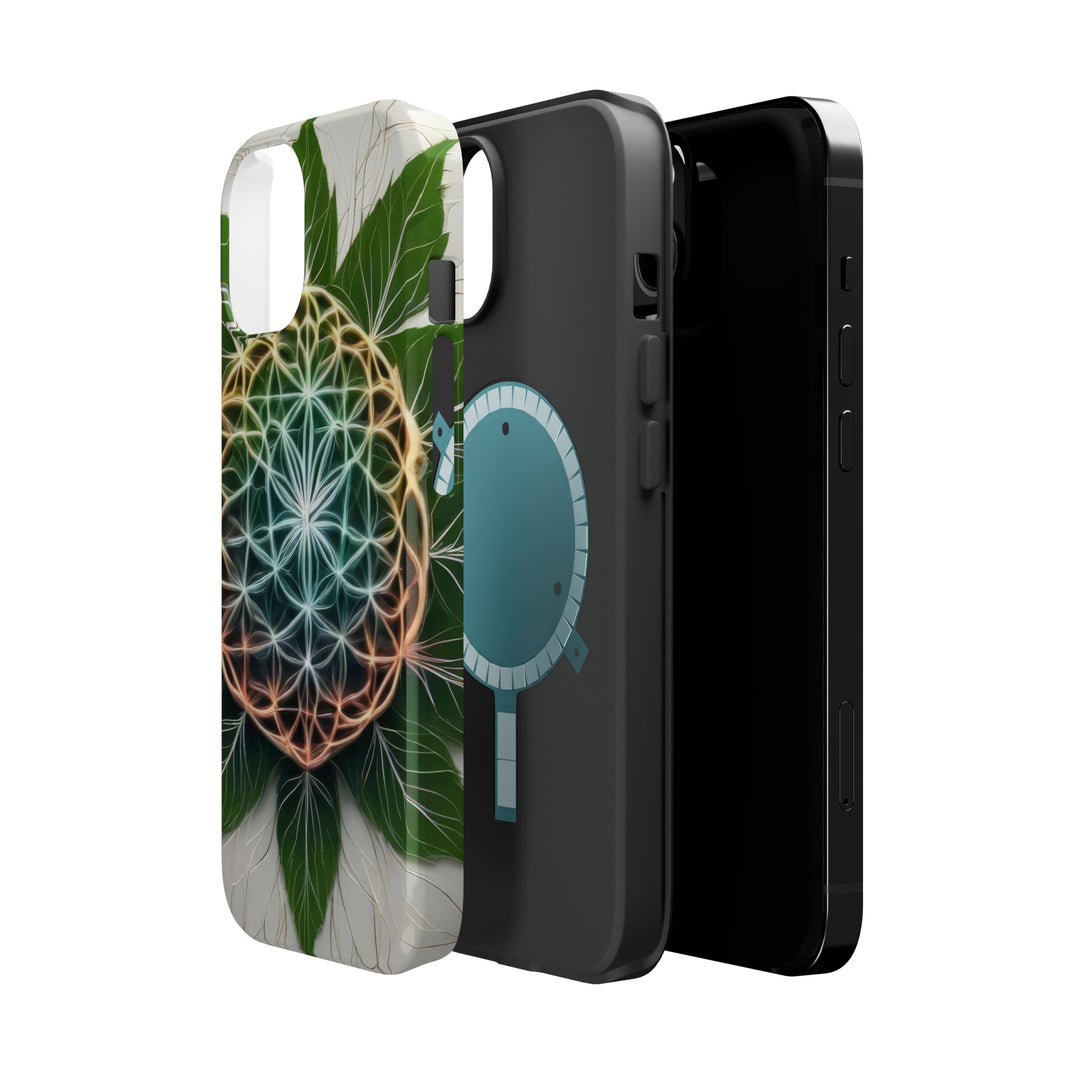 Vibrant Geometric Botanical - MagSafe Tough Case