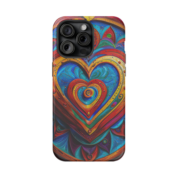 Vibrant Love Spiral - MagSafe Tough Case