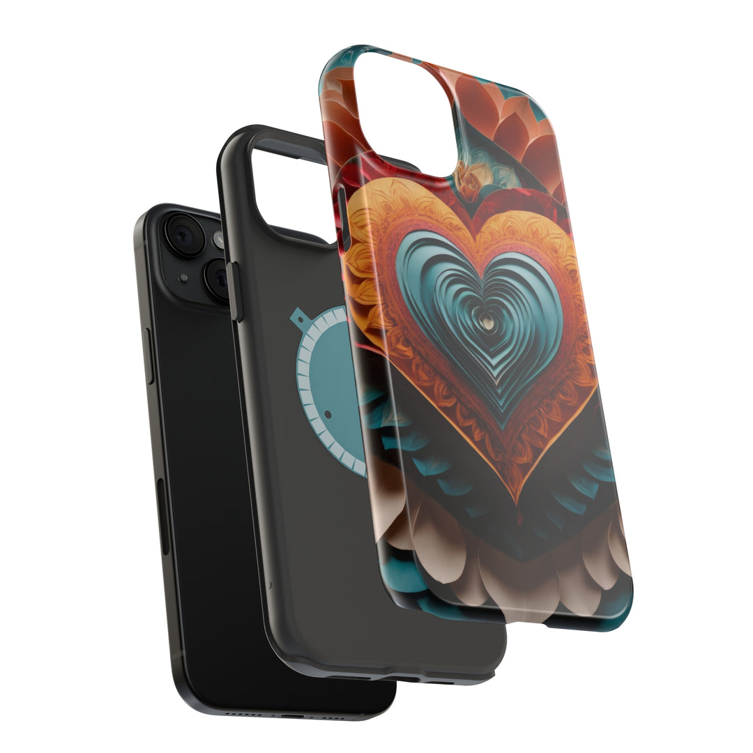 Layered Heart Artwork - MagSafe Tough Case