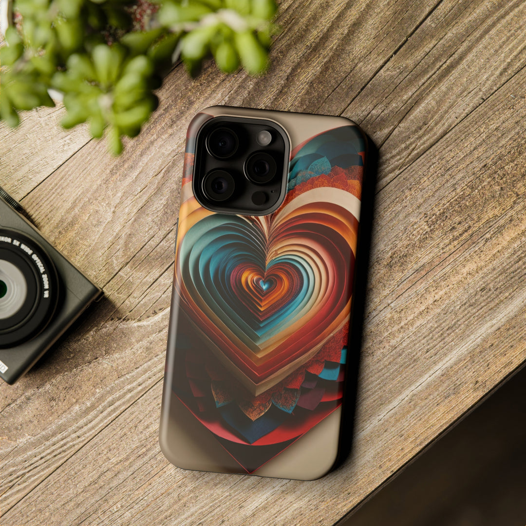 Vibrant Paper Heart - MagSafe Tough Case