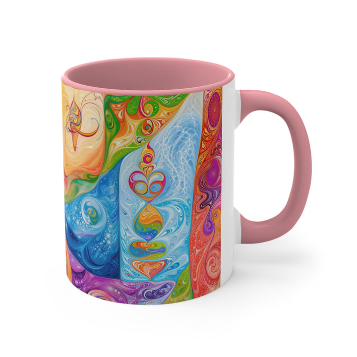 Vibrant Swirl Fantasy - Accent Coffee Mug