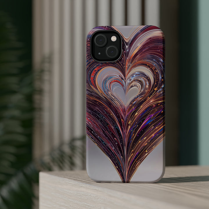 Luminous Swirling Heart - MagSafe Tough Case