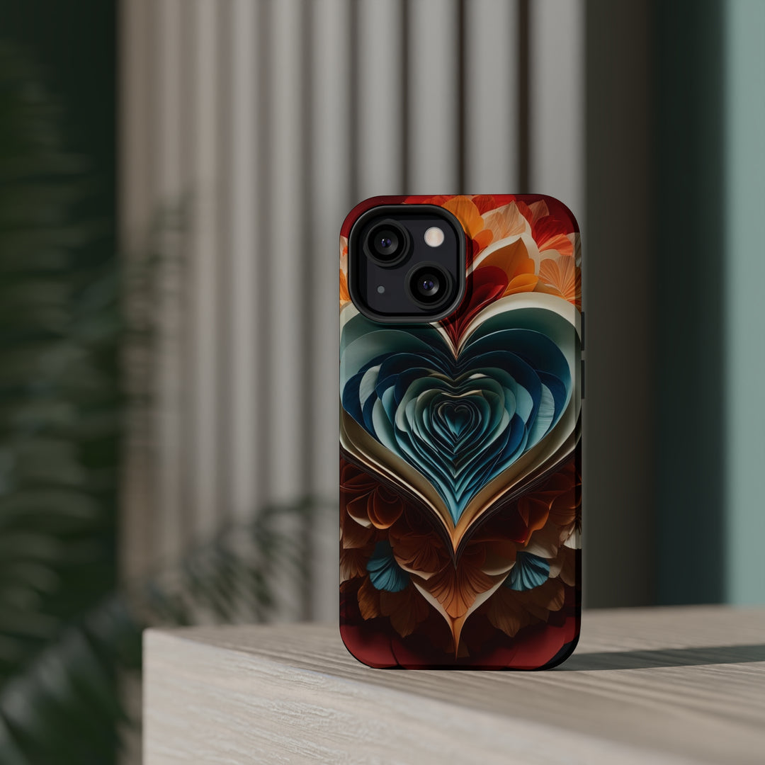 Blooming Heart Layers - MagSafe Tough Case