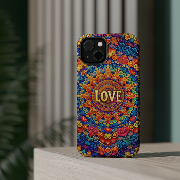 Vibrant Love Mandala - MagSafe Tough Case