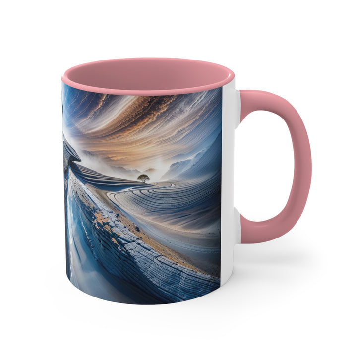 Cosmic Human Duality - Accent Coffee Mug