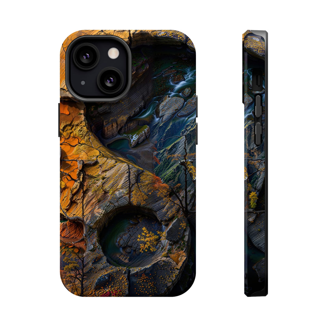 Autumn Geometric Contrast - MagSafe Tough Case
