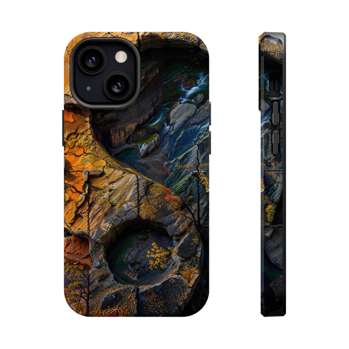 Autumn Geometric Contrast - MagSafe Tough Case