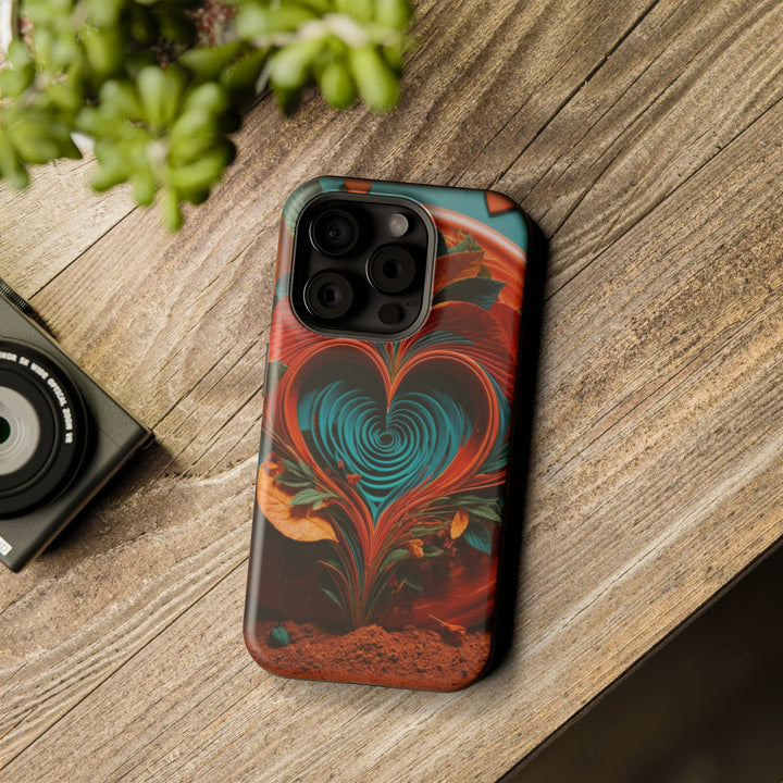 Vibrant Spiral Foliage - MagSafe Tough Case