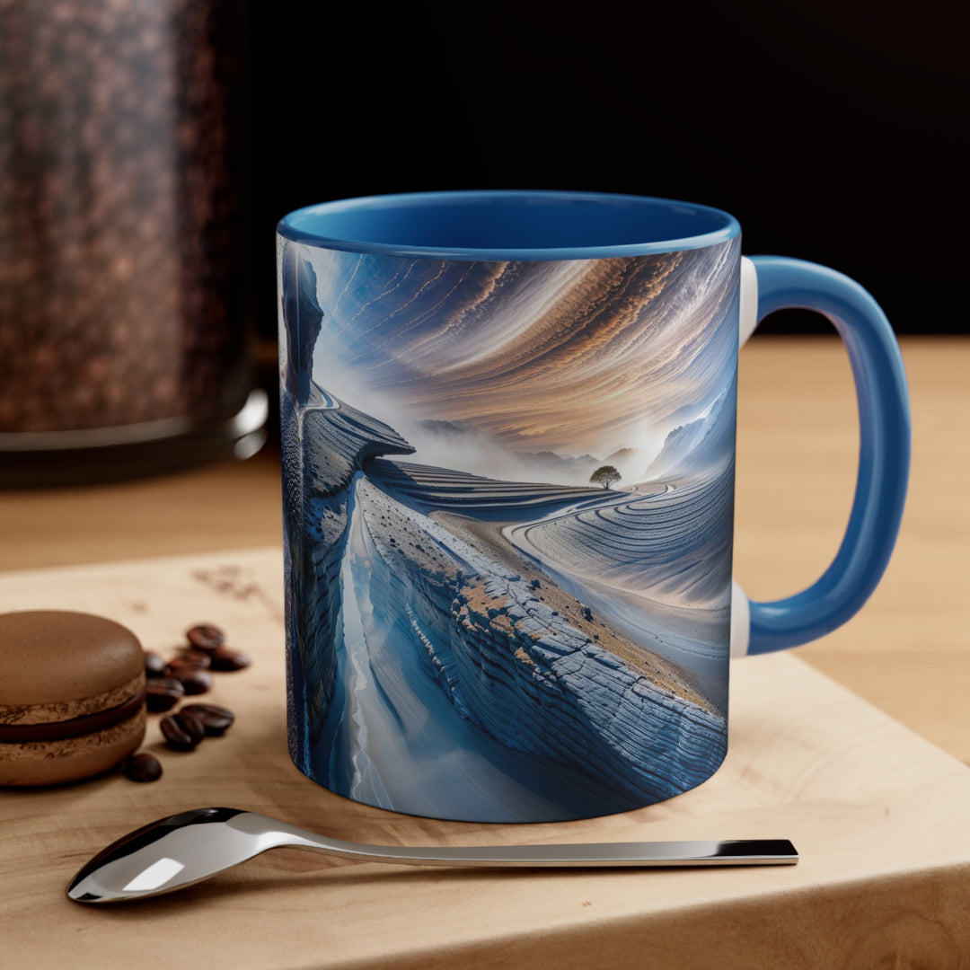 Cosmic Human Duality - Accent Coffee Mug