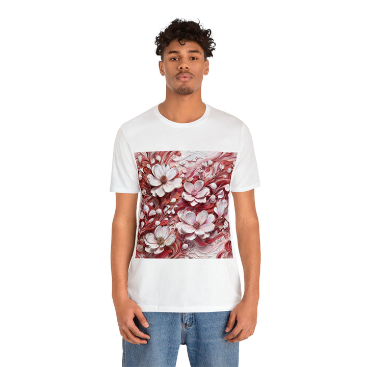 Swirling Floral Abundance - Unisex Jersey Short Sleeve Tee