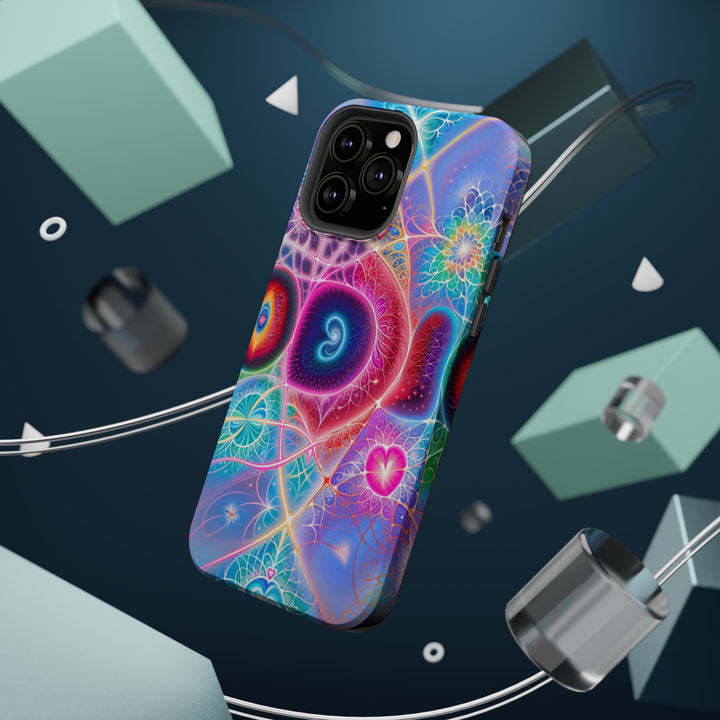 Vibrant Fractal Blossoms - MagSafe Tough Case