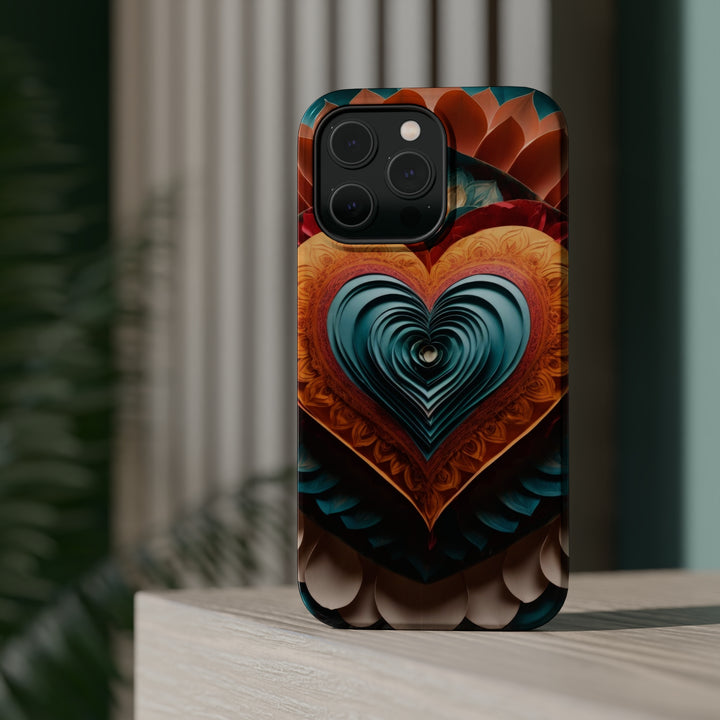 Layered Heart Artwork - MagSafe Tough Case