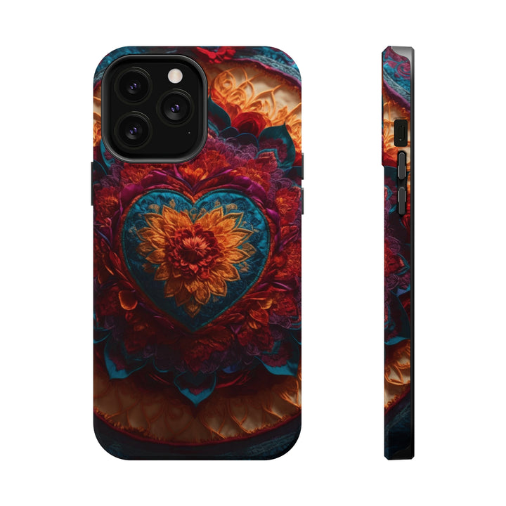 Radiant Floral Mandala - MagSafe Tough Case