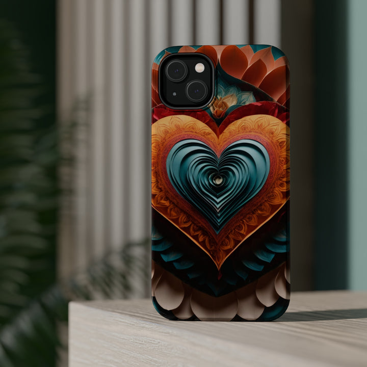 Layered Heart Artwork - MagSafe Tough Case