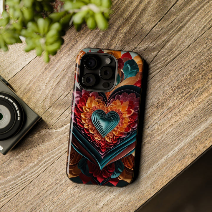 Multilayered Floral Heart - MagSafe Tough Case