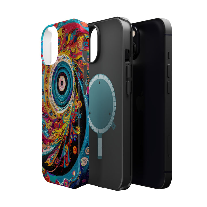 Vibrant Cosmic Swirl - MagSafe Tough Case