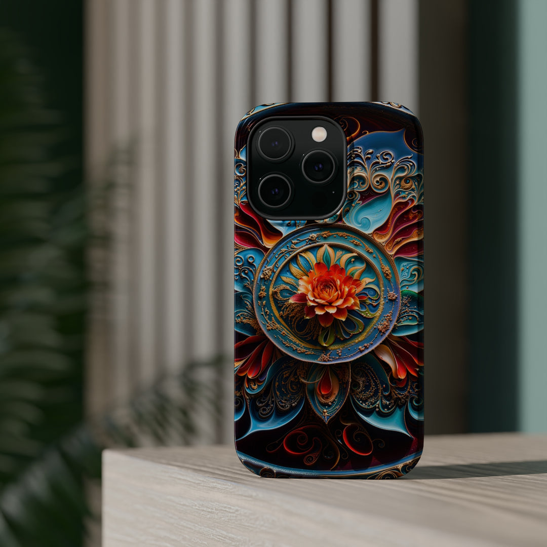 Intricate Floral Mandala - MagSafe Tough Case