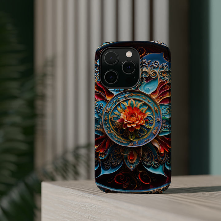 Intricate Floral Mandala - MagSafe Tough Case