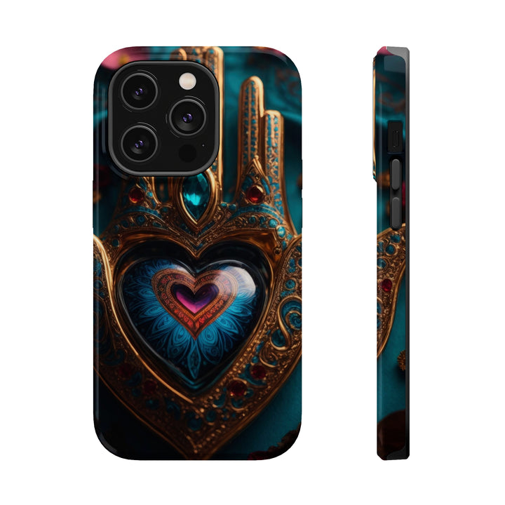 Mystical Heart Hamsa - MagSafe Tough Case