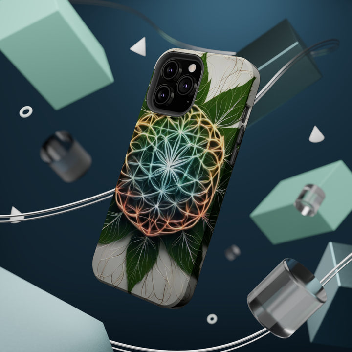 Vibrant Geometric Botanical - MagSafe Tough Case