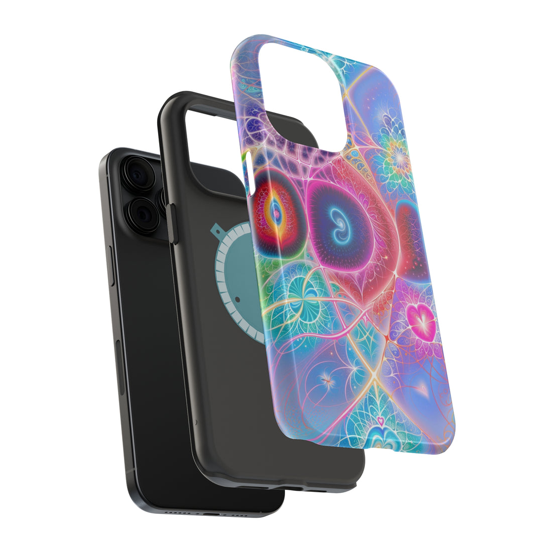 Vibrant Fractal Blossoms - MagSafe Tough Case