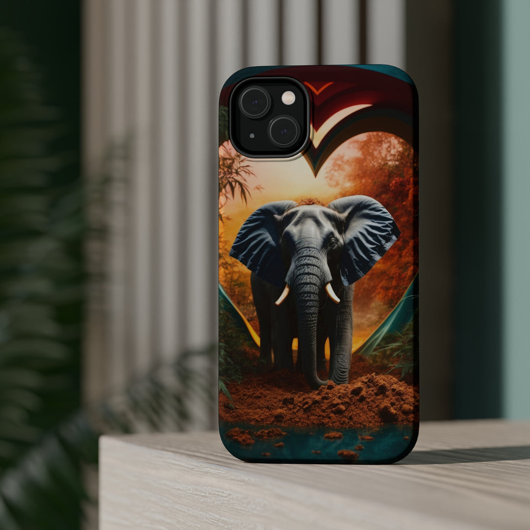 Heart Portal Elephant - MagSafe Tough Case
