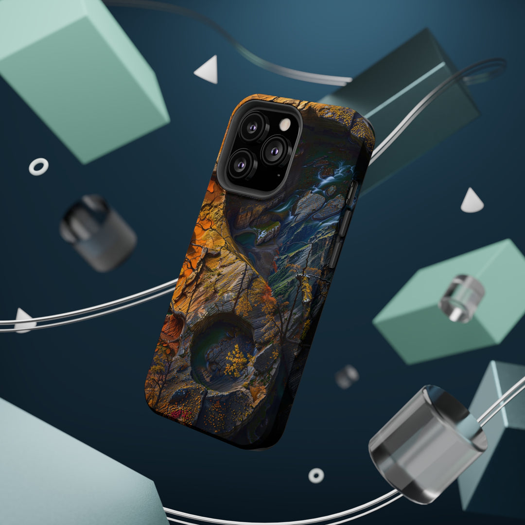 Autumn Geometric Contrast - MagSafe Tough Case