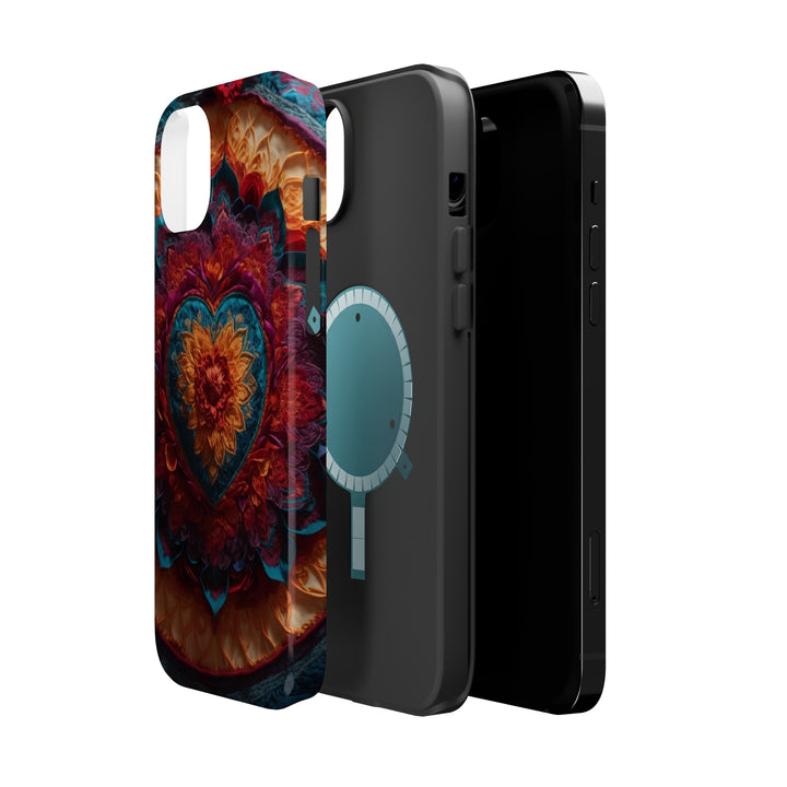 Radiant Floral Mandala - MagSafe Tough Case