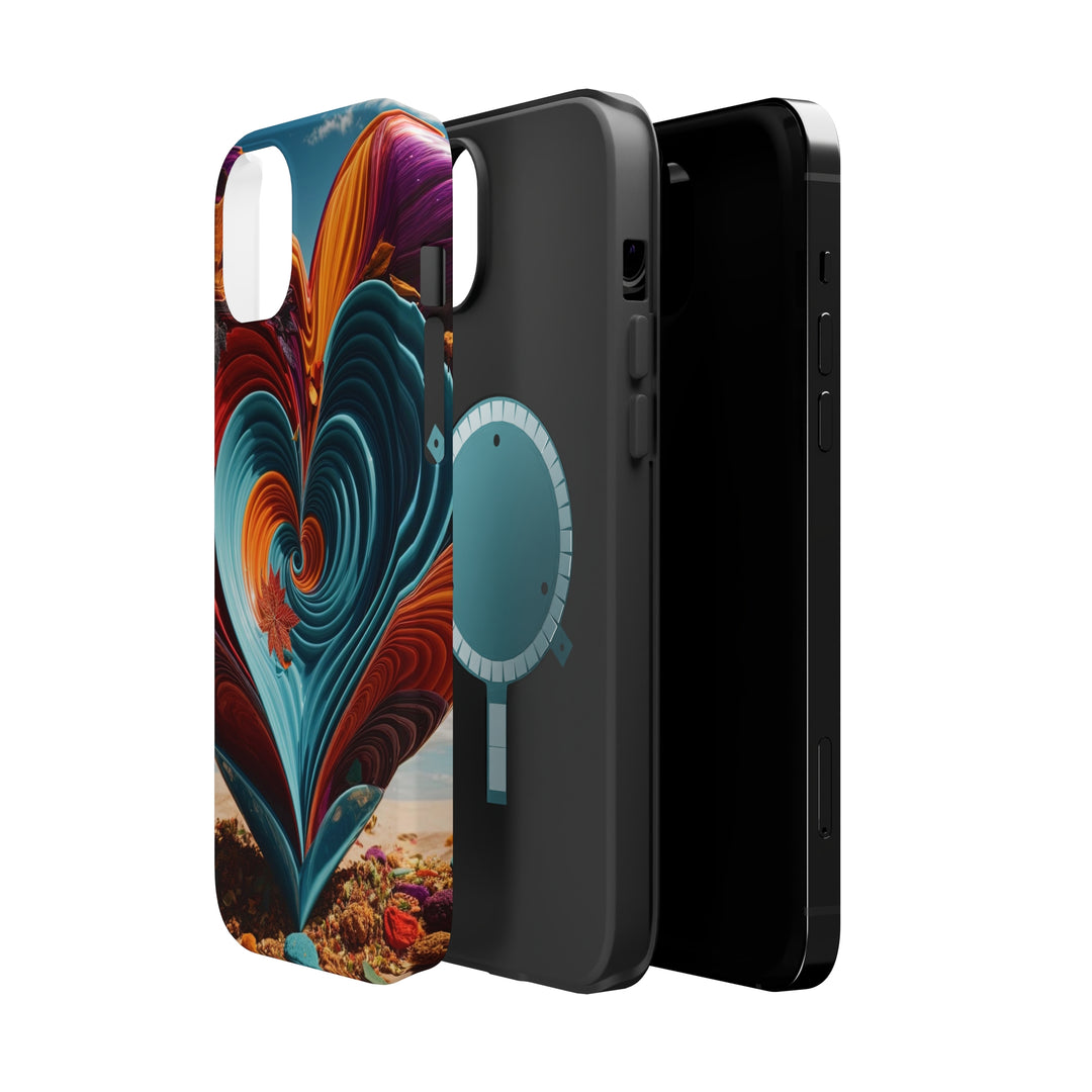 Vibrant Heart Spiral - MagSafe Tough Case