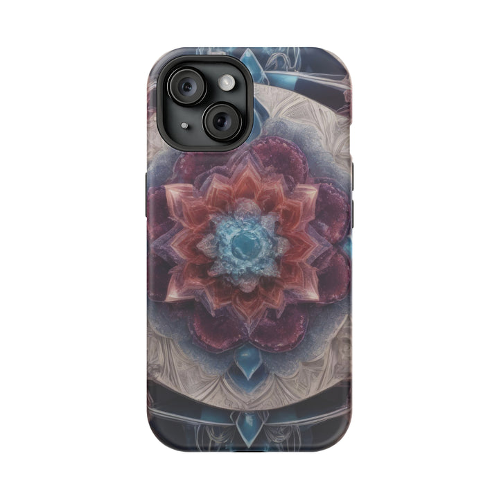 Symmetrical Crystal Bloom - MagSafe Tough Case