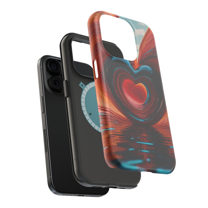 Swirling Heart Reflection - MagSafe Tough Case