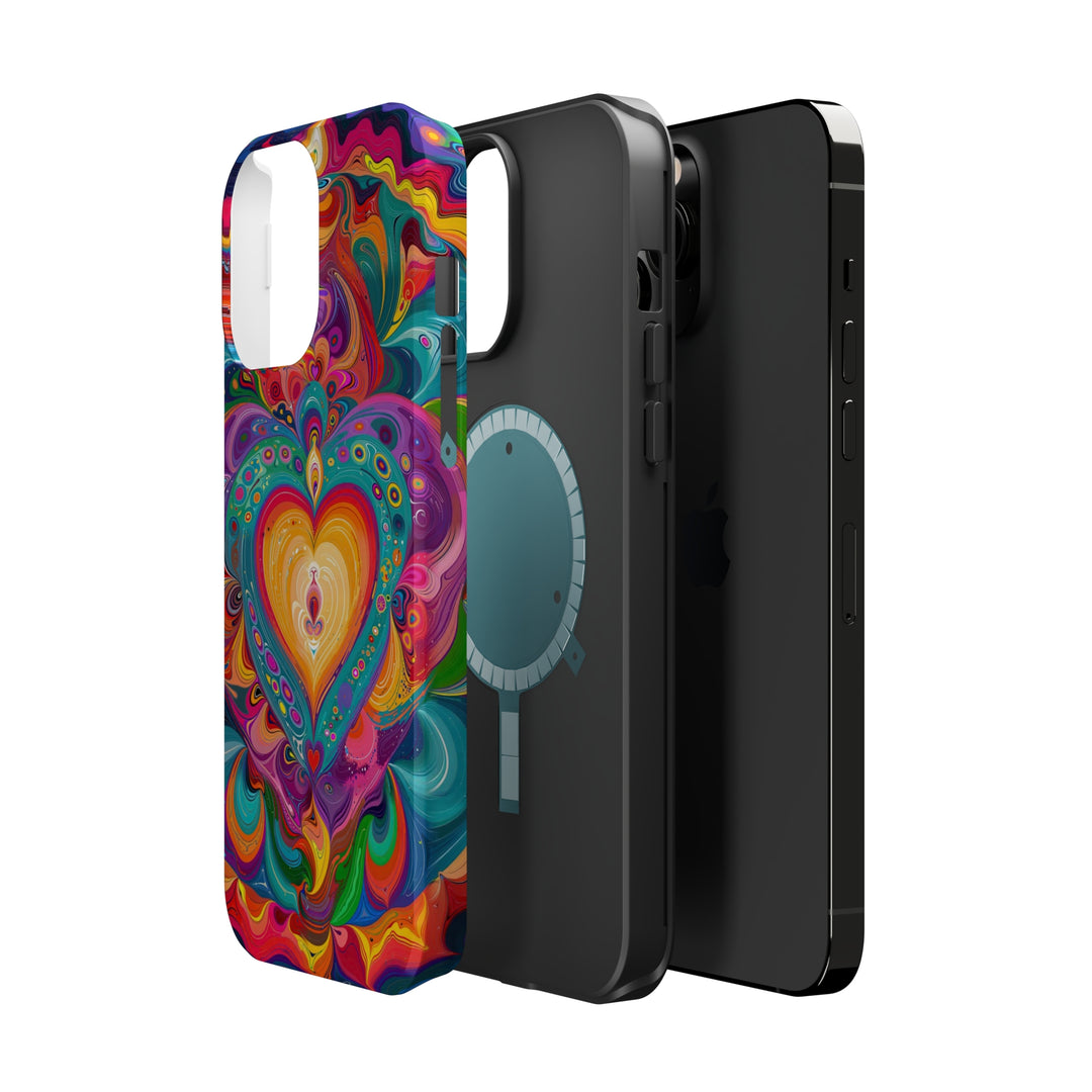 Vibrant Swirling Heart - MagSafe Tough Case